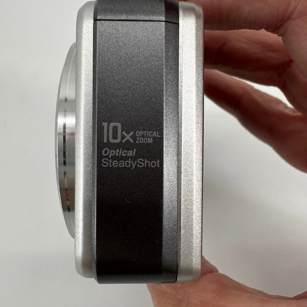 Sony Cyber-shot DSC-H70 16.1MP Digital Camera 10x Zoom Silver Battery Charger